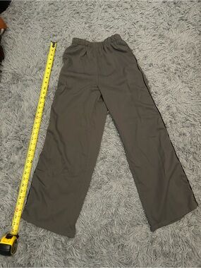 Men's Olive Green Elastic-Waist Casual Joggers